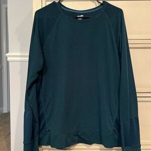 Dark Green Long Sleeve Top